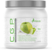 Load image into Gallery viewer, Creatine Supplement Powder Creatine Monohydrate Workout Supplement, Green Apple, Close Up
